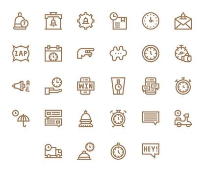 28 64x64 Bold Line Display Perfect Icons for Prompt Projects vector