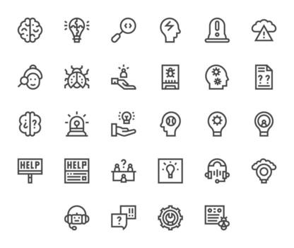 problema resolviendo icono biblioteca con 28 negrita línea retina Listo editable diseños vector