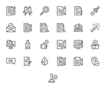 Correct Graphics featuring 25 Regular Line Pixel Optimized 64x64 Designs vector