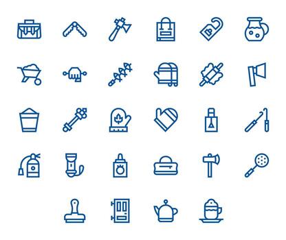 28 monitor Perfecto íconos temática alrededor encargarse de en 128x128 negrita línea formato vector