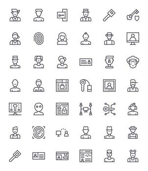 iniciar sesión icono biblioteca con 42 regular línea alto resolución píxel alineado diseños vector