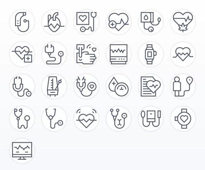 legumbres escalable conjunto presentando 25 cuadrícula equipado regular línea 64 x 64 íconos vector