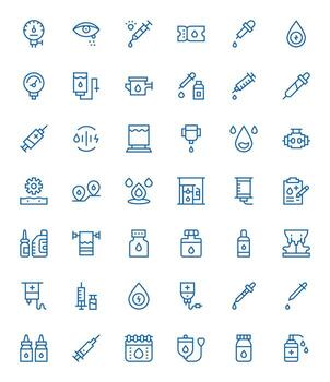 Fluid Icon Repository containing 42 Regular Line 64x64 Grid Fitted graphics vector