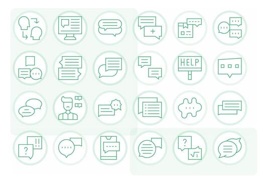 Support Ticket Icon Repository containing 24 Thin Line Retina Ready Display Perfect graphics vector