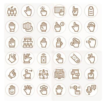 36 Bold Line Icons from Interact in 256x256 PIXEL Perfect Quality vector