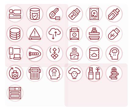 25 regular línea detalle mejorado vectores para datos apoyo tema