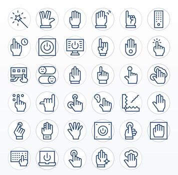 35 Regular Line Pixel Optimized Icons tailored for Activate High Resolution interface vector