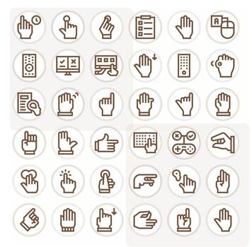 Seleccione icono caja de herramientas presentando 36 píxel Perfecto 256x256 negrita línea elementos vector