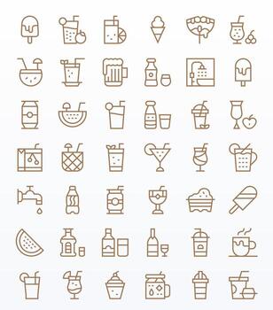 Refreshment Icon Repository containing 42 Regular Line High Resolution Display Perfect graphics vector