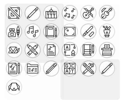 25 128x128 monitor Perfecto íconos para composición en regular línea tema vector