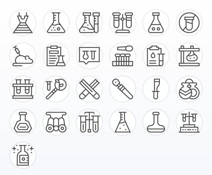 25 Regular Line Display Perfect Icons tailored for Experimentation 256x256 interface vector
