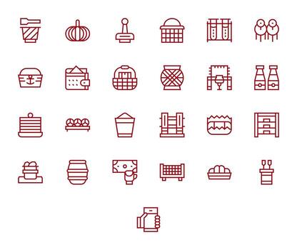 Holding Ultimate Package with 25 High Resolution Regular Line Display Perfect Icons vector