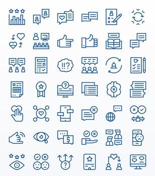 realimentación icono repositorio conteniendo 42 regular línea 128x128 editable gráficos vector
