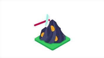 bitcoin brytning animering mP4 fil video