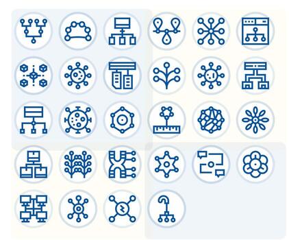 Nodes Icon Repository containing 28 Bold Line 64x64 Display Perfect graphics vector