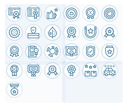 25 Display Perfect Regular Line Icons from Quality Collection vector