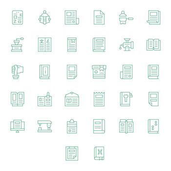 manual icono caja de herramientas presentando 32 píxel Perfecto 64 x 64 Delgado línea elementos vector