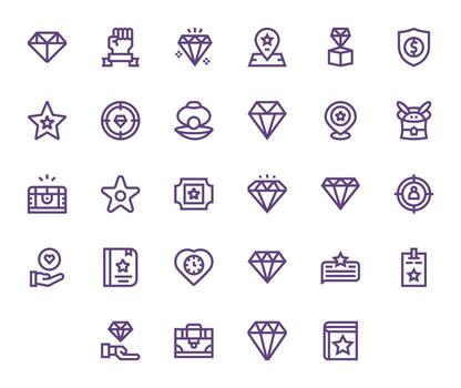 Valuable Icon Toolkit featuring 28 Pixel Optimized High Resolution Bold Line elements vector