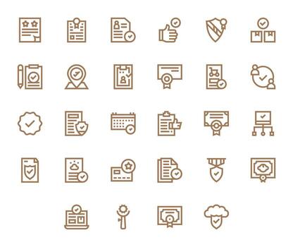 28 Icons for Validated optimized in Pixel Aligned Retina Ready Bold Line resolution vector