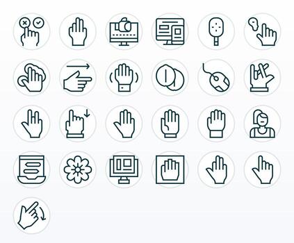 25 Regular Line Icons designed for Ui in Retina Ready Editable format vector