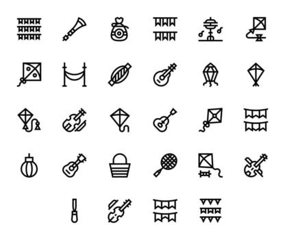 String Icon Repository containing 28 Bold Line Retina Ready Editable graphics vector
