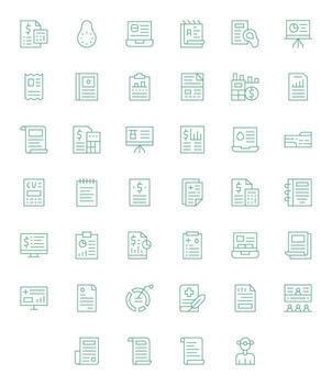 resumen icono biblioteca con 40 Delgado línea alto resolución píxel alineado diseños vector