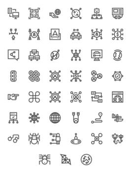 enlace icono biblioteca con 45 negrita línea alto resolución píxel Perfecto diseños vector