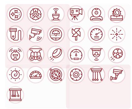 25 High Resolution Regular Line Display Perfect Icons for Motion Projects vector