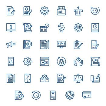 35 128x128 regular línea íconos optimizado para actualizar monitor Perfecto monitor vector