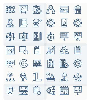 42 regular línea íconos diseñado para proyecto en alto resolución píxel Perfecto formato vector