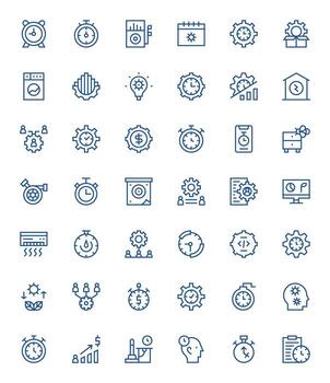 42 256x256 Regular Line Icons for Efficiency with Detail Enhanced precision vector