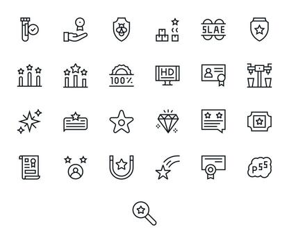 Quality Modern Collection with 25 Regular Line High Resolution Display Perfect Icons vector