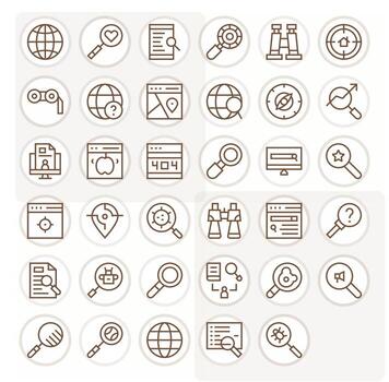 buscar icono repositorio conteniendo 35 regular línea 256x256 editable gráficos vector