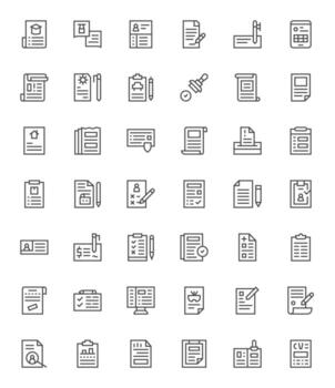 formar gráficos paquete incluso 42 regular línea 128x128 monitor Perfecto íconos vector