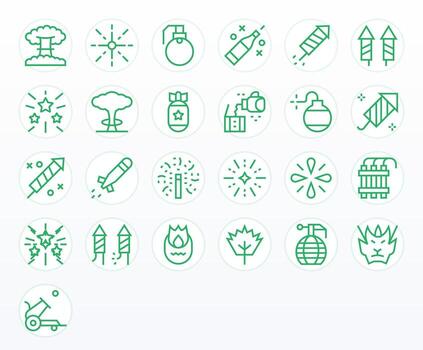 Explosion Icon Repository containing 25 Regular Line 256x256 Detail Enhanced graphics vector