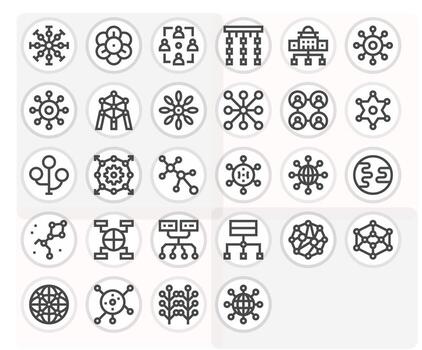 Links Icon Repository containing 28 Bold Line 128x128 PIXEL Perfect graphics vector