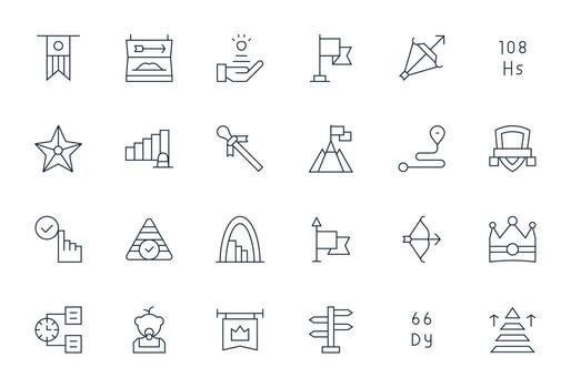 hito gráficos presentando 24 Delgado línea monitor Perfecto alto resolución diseños vector