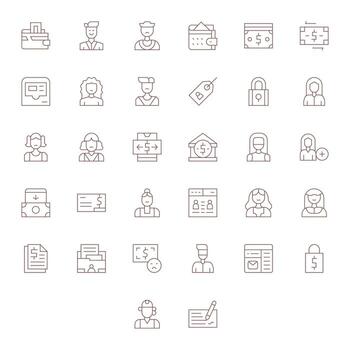 cuenta icono repositorio conteniendo 32 Delgado línea retina Listo píxel Perfecto gráficos vector