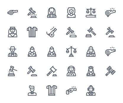 Judge Graphics featuring 28 Bold Line Grid Fitted High Resolution Designs vector