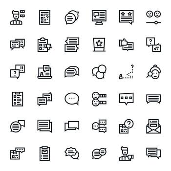 realimentación formar icono repositorio conteniendo 36 negrita línea 128x128 píxel optimizado gráficos vector