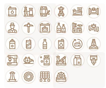 industria escalable conjunto presentando 28 píxel optimizado negrita línea 128x128 íconos vector