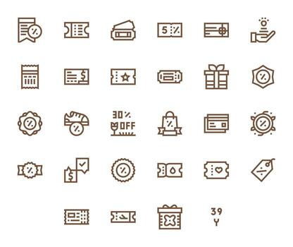 28 negrita línea píxel optimizado íconos a la medida para vale 256x256 interfaz vector