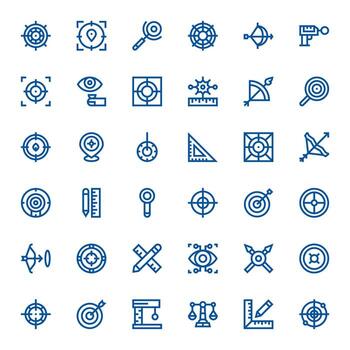 exactitud icono biblioteca con 36 negrita línea 128x128 píxel optimizado diseños vector