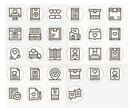 salvado icono repositorio conteniendo 28 negrita línea 256x256 píxel optimizado gráficos vector