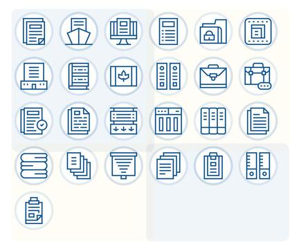 archivos escalable conjunto presentando 25 píxel Perfecto regular línea alto resolución íconos vector