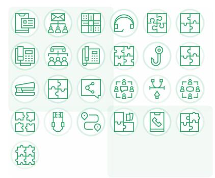 25 Regular Line Icons designed for Connect in Retina Ready PIXEL Perfect format vector
