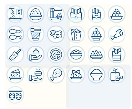 25 Regular Line Display Perfect Vectors for Portion Theme
