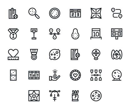 puntos icono repositorio conteniendo 28 negrita línea 64 x 64 píxel optimizado gráficos vector