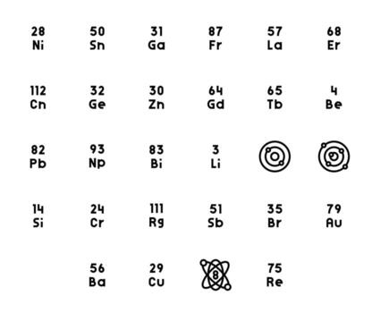 28 alto resolución negrita línea íconos optimizado para periódico cuadrícula equipado monitor vector