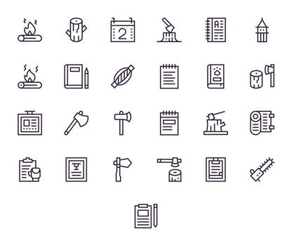 Iniciar sesión digital paquete conteniendo 25 monitor Perfecto regular línea 128x128 íconos vector